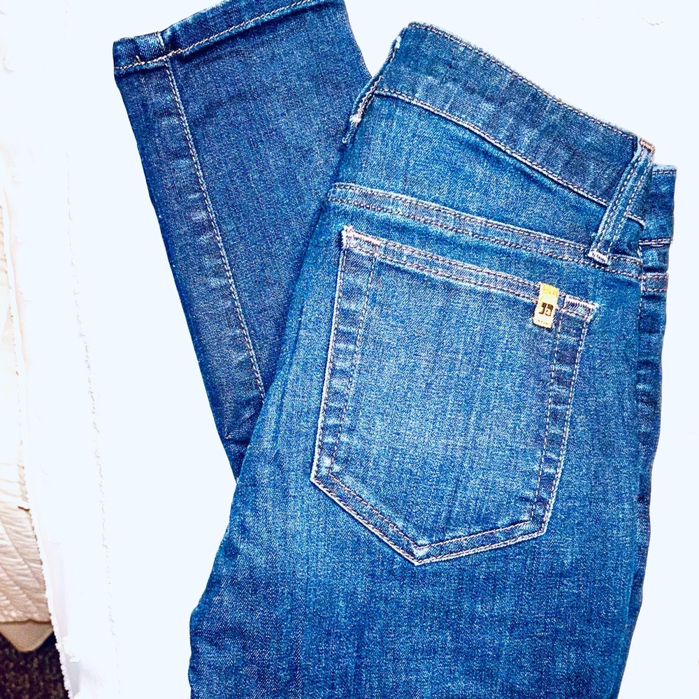 Joe’s Jeans Beyla Mid Rise Skinny Ankle Jeans Women’s Size 24 Blue Stretch Denim